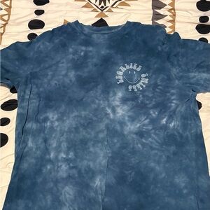 Stylish Blue Short Sleeve Tee